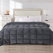 DreamZ Quilt Doona Comforter Blanket Grey Queen-2006733014318583815