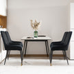 Dining Chairs x 8 Padded Seat Soft Velvet-2006732734201991175