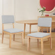 Levede 2x Dining Chair Armless Upholstered Seat-2006732686567280647