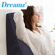 Cool Gel Memory Foam Bed Wedge Pillow With Cover-2006732867476000775