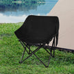 Levede Folding Camping Moon Chair Lightweight Black-2018816697703731207