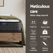 Giselle Double Mattress 16cm and Artiss Metal Bed Frame Set for Guest Rooms Studios