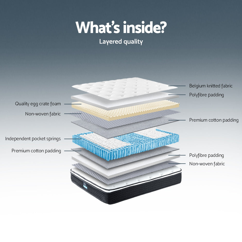 Giselle Bedding 21cm Mattress Euro Top King