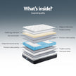 Giselle Bedding 21cm Mattress Euro Top King