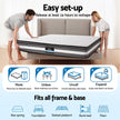 Giselle Bedding 30cm Mattress Gel Foam Pocket Spring Double