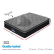 Giselle Bedding 34cm Mattress Bamboo Cover King