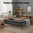Giselle Bedding Single Mattress 25cm Pocket Spring Latex Euro Top Medium Firm Bed