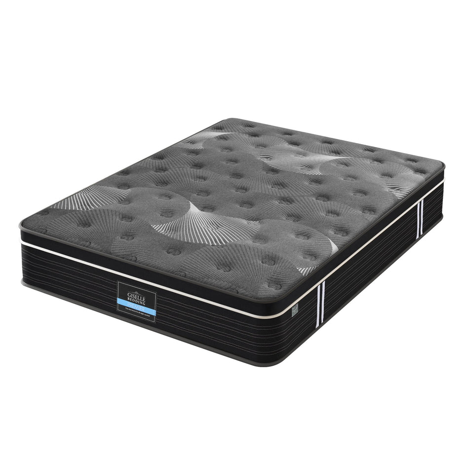 Giselle Bedding Double Mattress 35cm Euro Top with Graphene Cooling Comfort Medium Firm