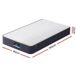 20cm Giselle Mattress Single Bed Pocket Spring Mattresses