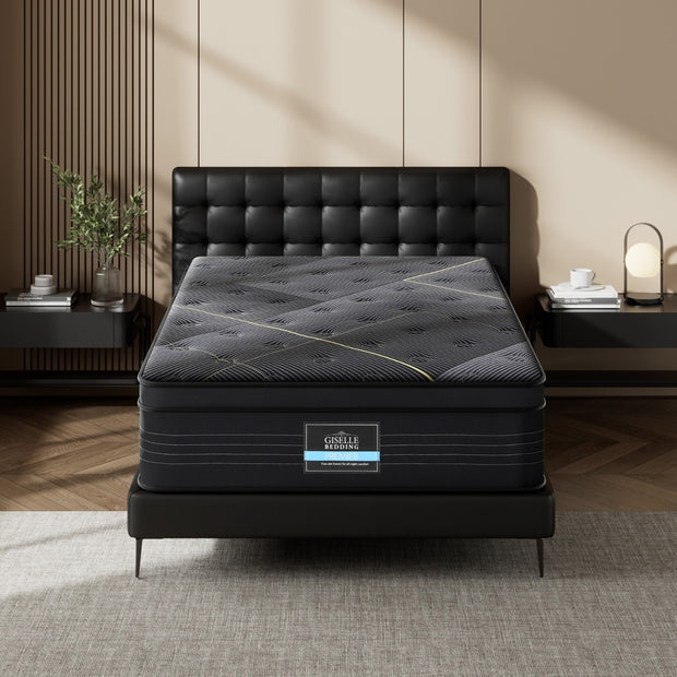 35cm Giselle Mattress Single Bed Bamboo Pocket Firm Foam