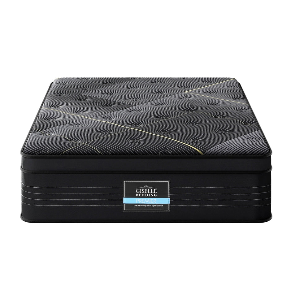 35cm Giselle Mattress Single Bed Bamboo Pocket Firm Foam