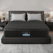 Giselle Bedding King Mattress 34cm Euro Top with 5-Zone Pocket Spring Support Black