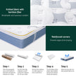 25cm Giselle Mattress Single Bed Pocket Spring Mattresses