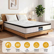 Giselle Bedding King Mattress 30cm Pocket Spring Euro Top Medium Firm Foam
