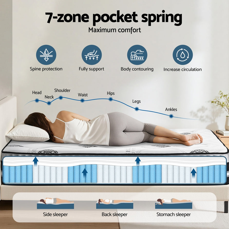 Giselle Bedding 35cm Mattress Cool Gel Memory Foam Queen