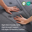 Levitex Double Mattress 33 cm 7-Zone Pocket Spring 8.0 Extra Firm with Dual-Row Edge Support & Breathable Knit Cover