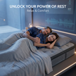 Levitex Queen Mattress 33 cm 7-Zone Pocket Spring 8.0 Extra Firm with Dual-Row Edge Support & Breathable Knit Cover