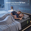 Levitex King Mattress 34 cm 5-Zone Pressure Relief  Pocket Spring with Reinforced Edge Support & Breathable Gel Memory Foam Hybrid Mattress