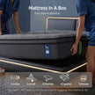 Levitex King Mattress 34 cm 5-Zone Pressure Relief  Pocket Spring with Reinforced Edge Support & Breathable Gel Memory Foam Hybrid Mattress
