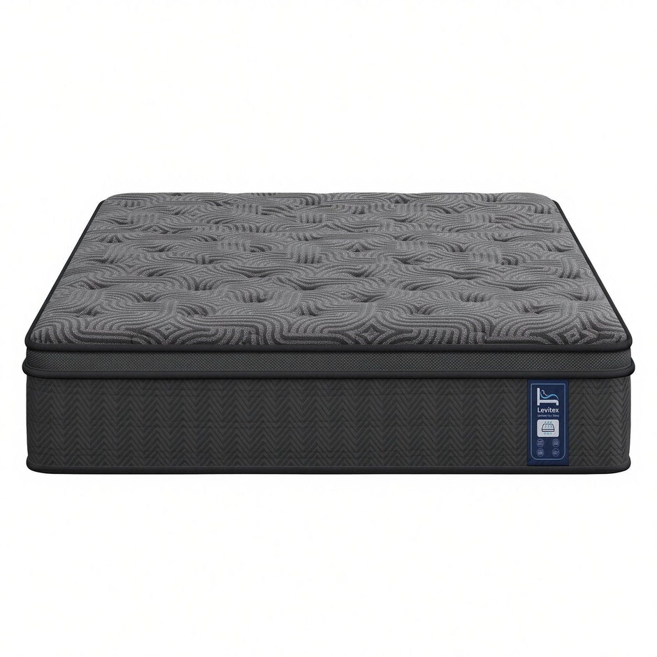 Levitex Queen Mattress 34 cm 5-Zone Pressure Relief  Pocket Spring with Reinforced Edge Support & Breathable Gel Memory Foam Hybrid Mattress