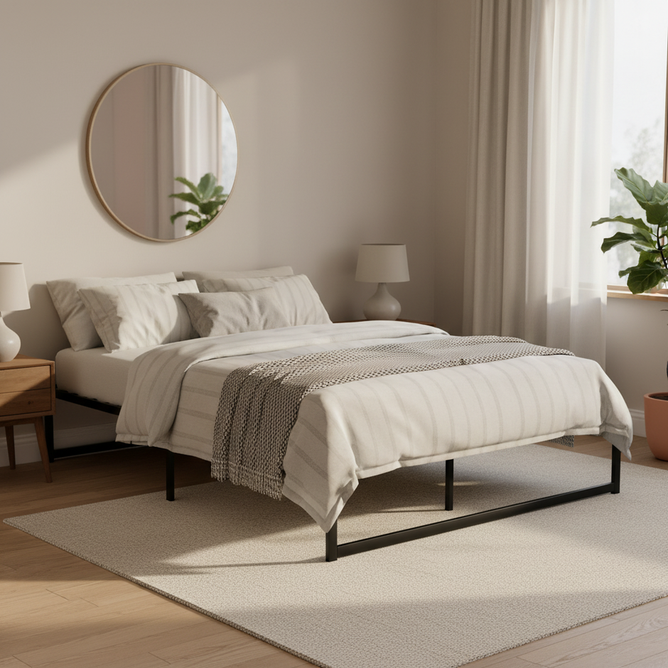 Artiss Bed Frame Queen Size Metal Bed Frame TINO