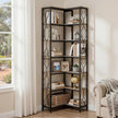 Artiss 6 Tiers Bookshelf Corner Shelf Bookcase Display Shelves Oak