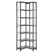 Artiss 6 Tiers Bookshelf Corner Shelf Bookcase Display Shelves Oak