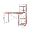 Artiss Computer Desk Shelf Oak 120CM