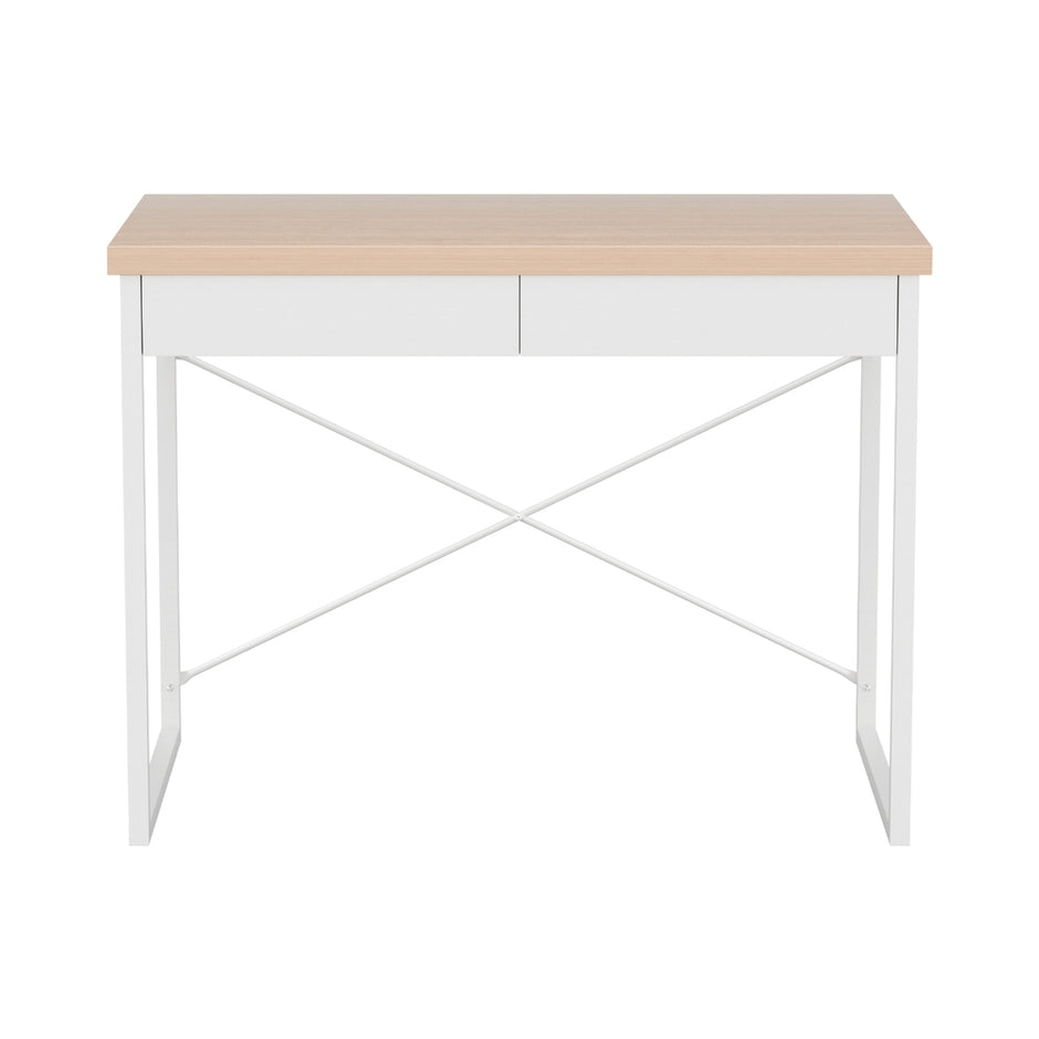 Artiss Computer Desk Drawer Storage Oak 100CM