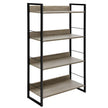 Artiss Bookshelf 4 Tiers - NOE Black and Oak