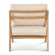 CLC10563-LJ Fabric Armchair - Dawn Beige