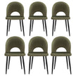 Artiss Dining Chairs Set of 6 Velvet Hollow Green