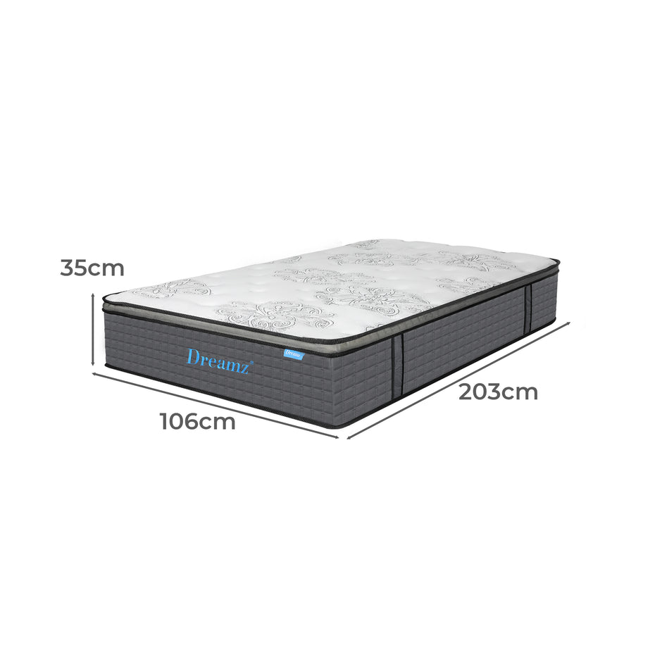 Dreamz Spring Mattress Bed Pocket Egg King Single-2018816904608747522