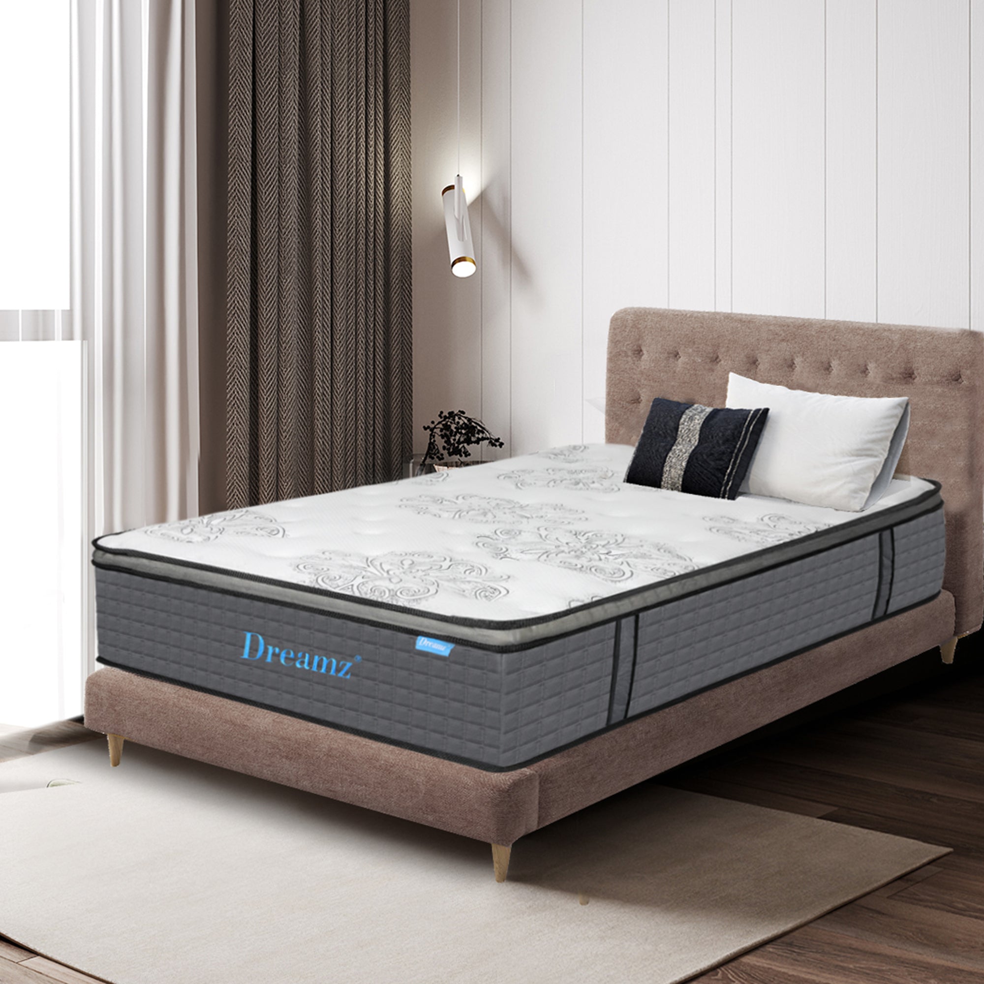 Dreamz Spring Mattress Bed Pocket Egg King Single-2018816904608747526