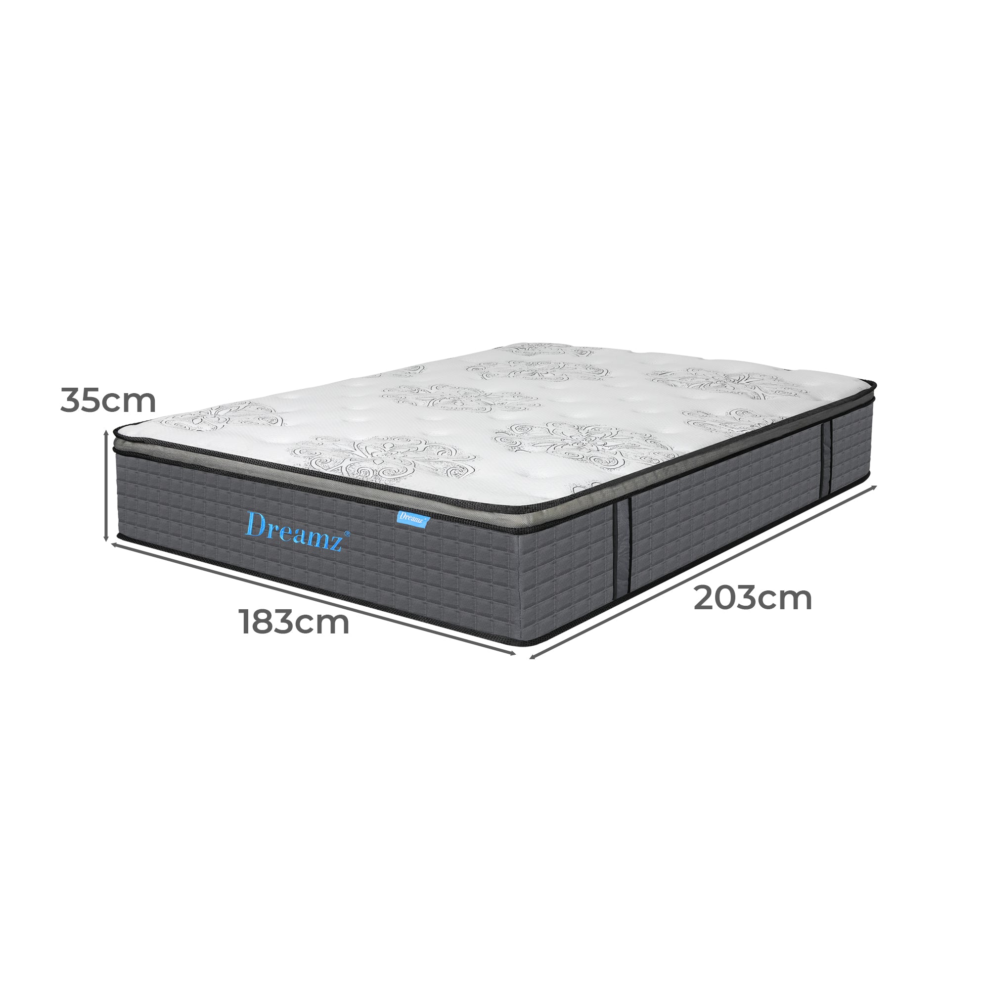 Dreamz Spring Mattress Bed Pocket Egg King-2006732740086599682