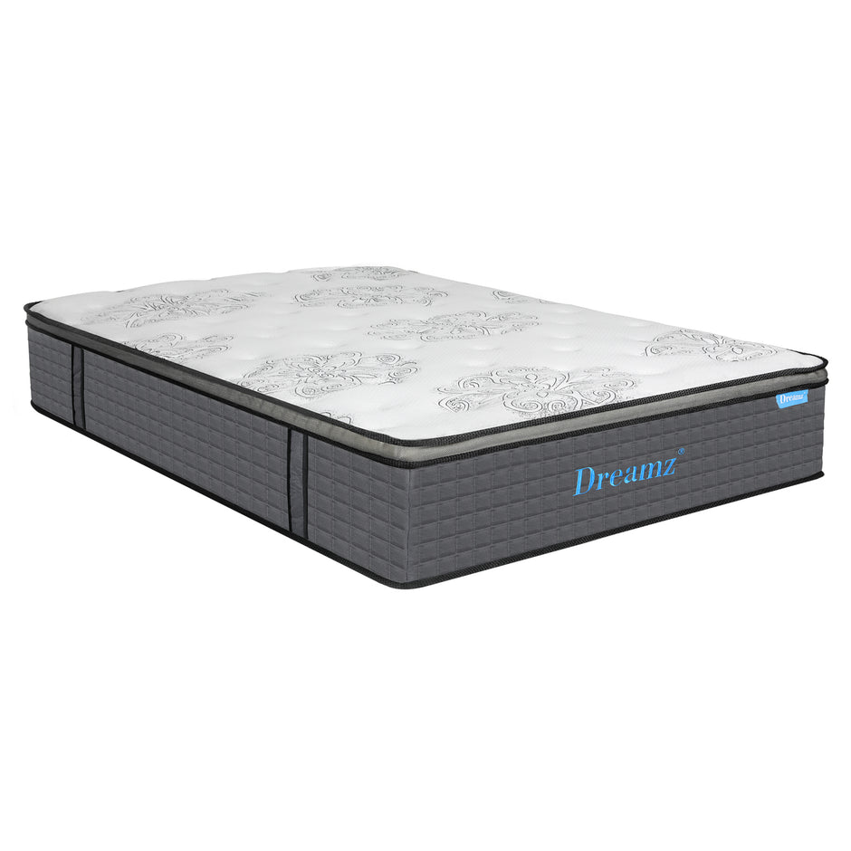 Dreamz Spring Mattress Bed Pocket Egg Queen-2006732740527001601