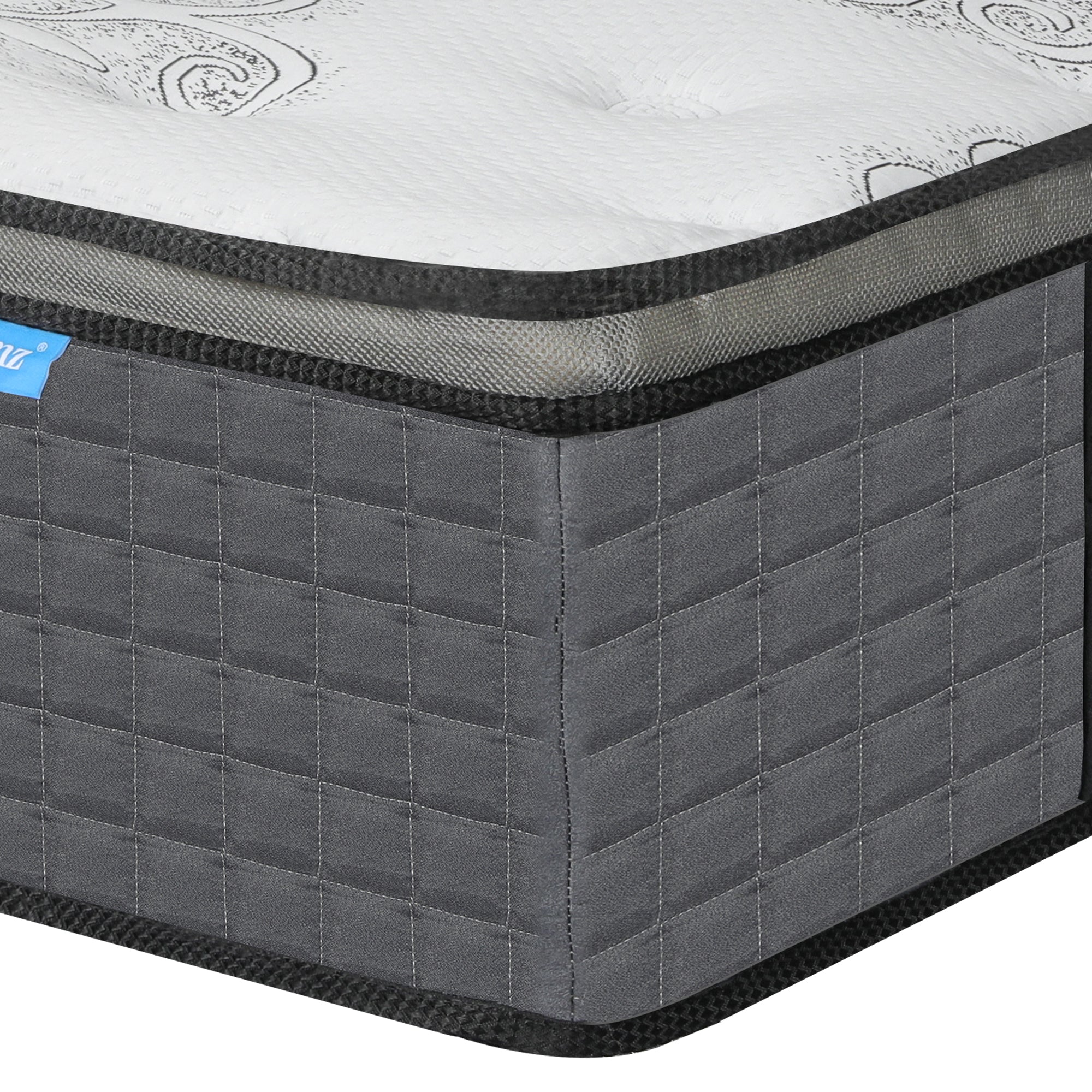 Dreamz Spring Mattress Bed Pocket Egg Queen-2006732740527001605