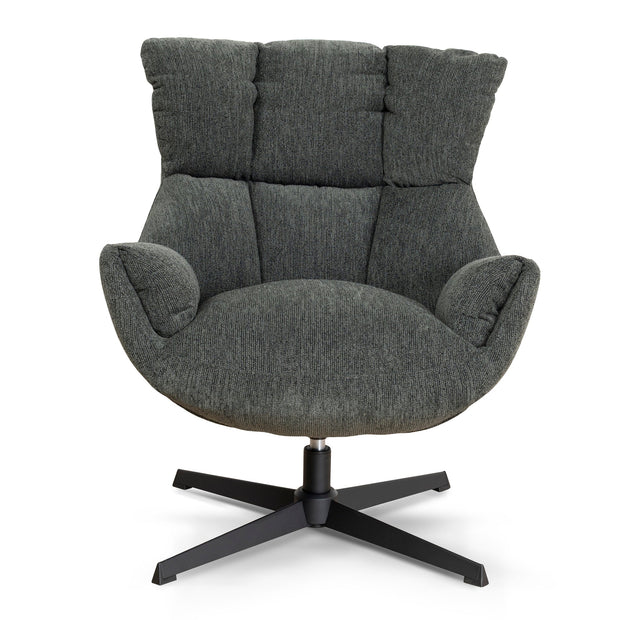 COC10288-LF Swivel Armchair - Dark Fern Green