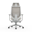 COC12626-AV Mesh Office Chair - Light Grey with Headrest
