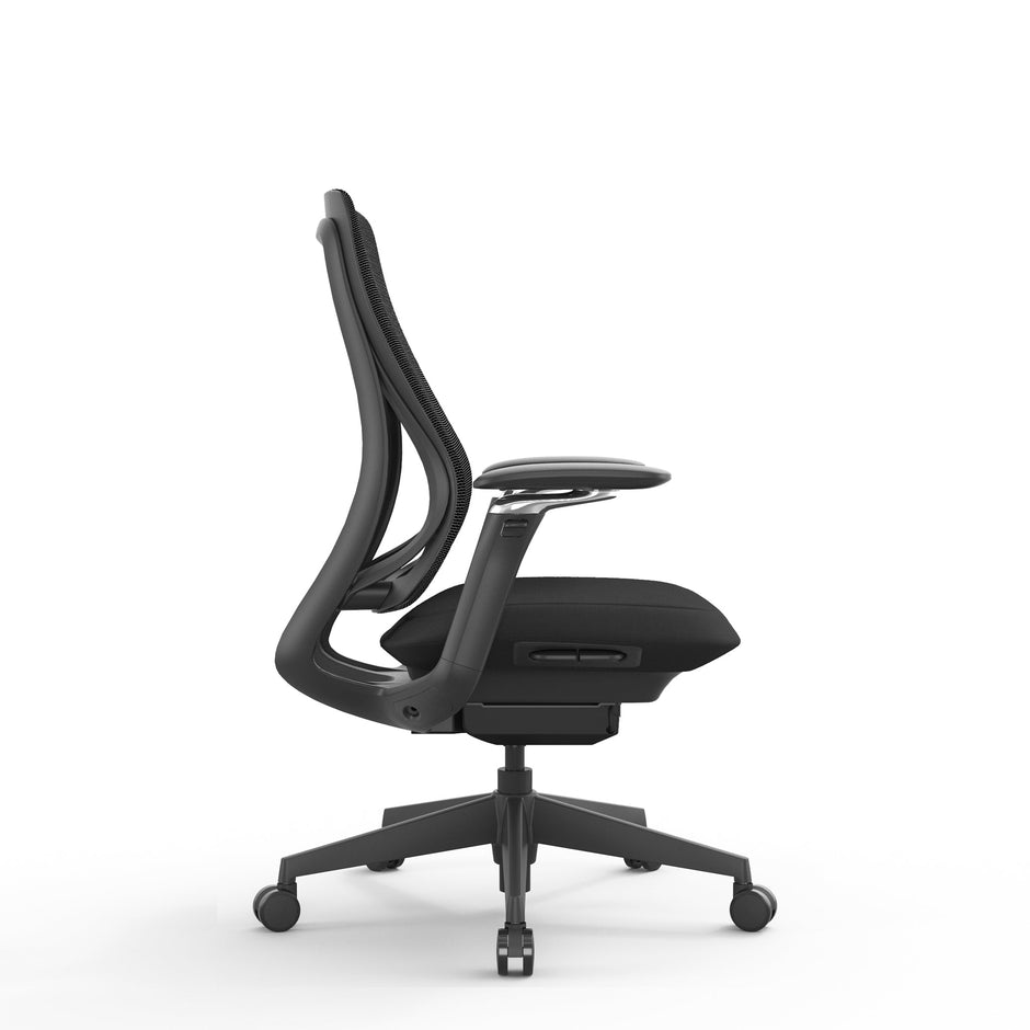COC12629-AV Mesh Office Chair - Full Black