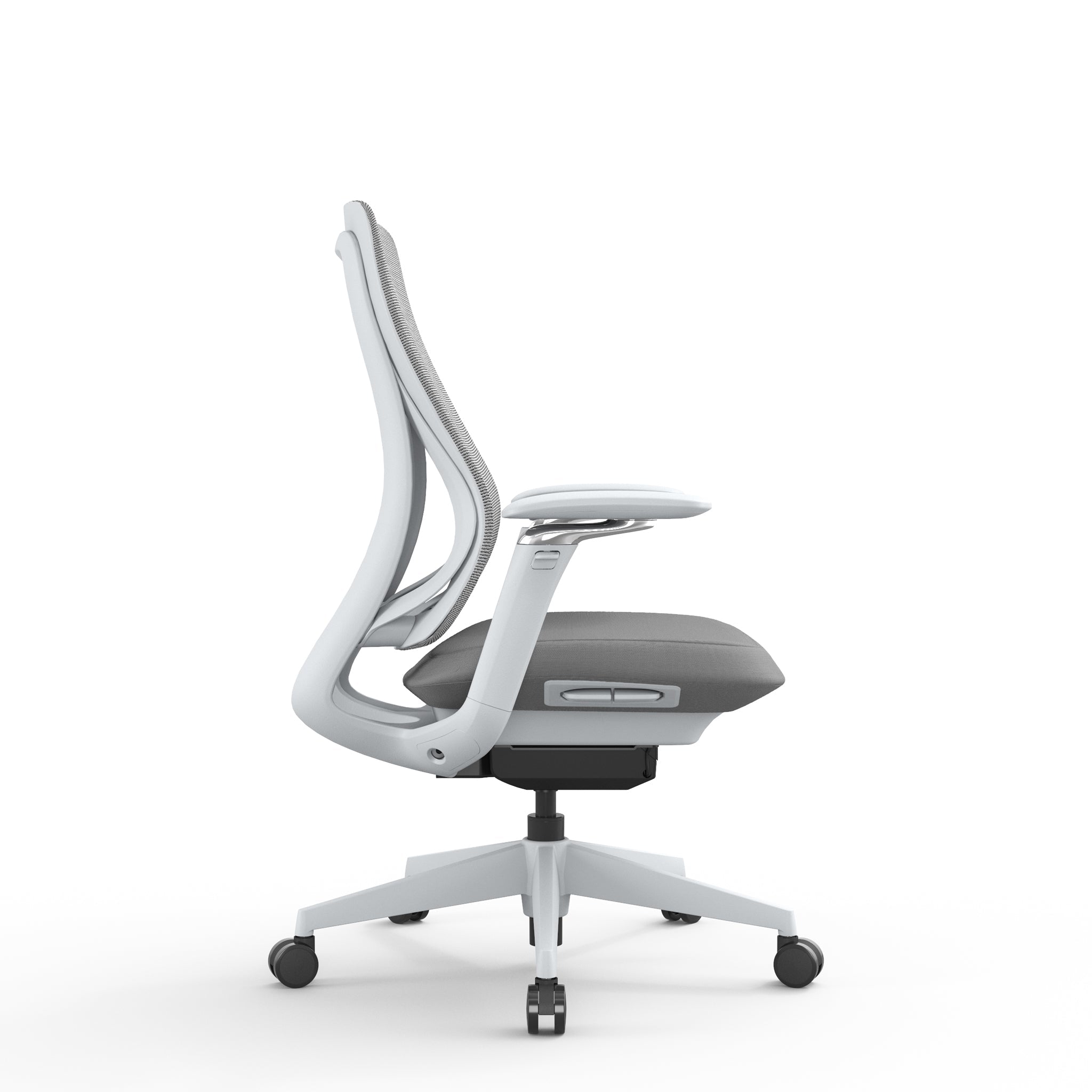 COC12630-AV Mesh Office Chair - Light Grey
