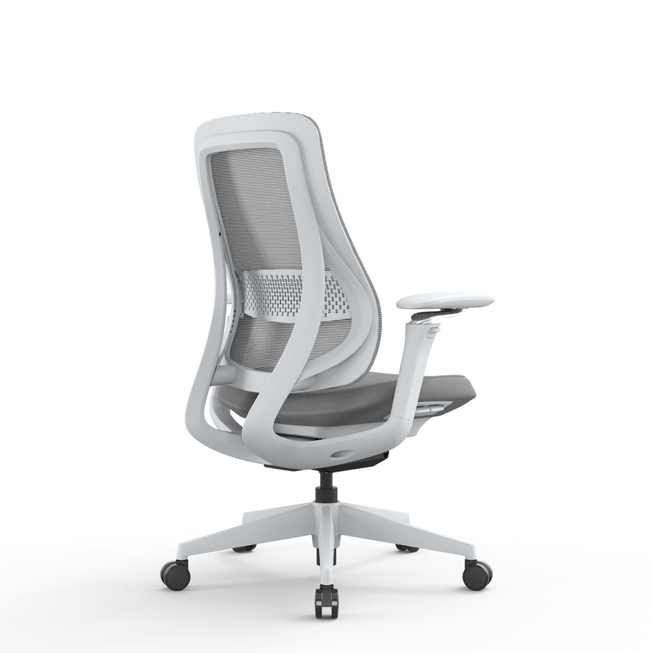COC12630-AV Mesh Office Chair - Light Grey