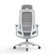 COC12632-AV Mesh Office Chair - Light Grey with Headrest