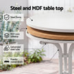 Gardeon 5PCS Outdoor Dining Set Table and Chairs Patio Furniture Garden Diamond White