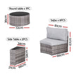 Gardeon 8 Seater Outdoor Sofa Set 11PCS Table Chair Set Garden Rattan Furniture