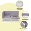 Gardeon 4 Seater Outdoor Sofa Set 5PCS Table Chair Set Garden Patio Furniture