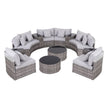Gardeon 8 Seater Outdoor Sofa Set 14PCS Table Chair Set Rattan Patio Furniture
