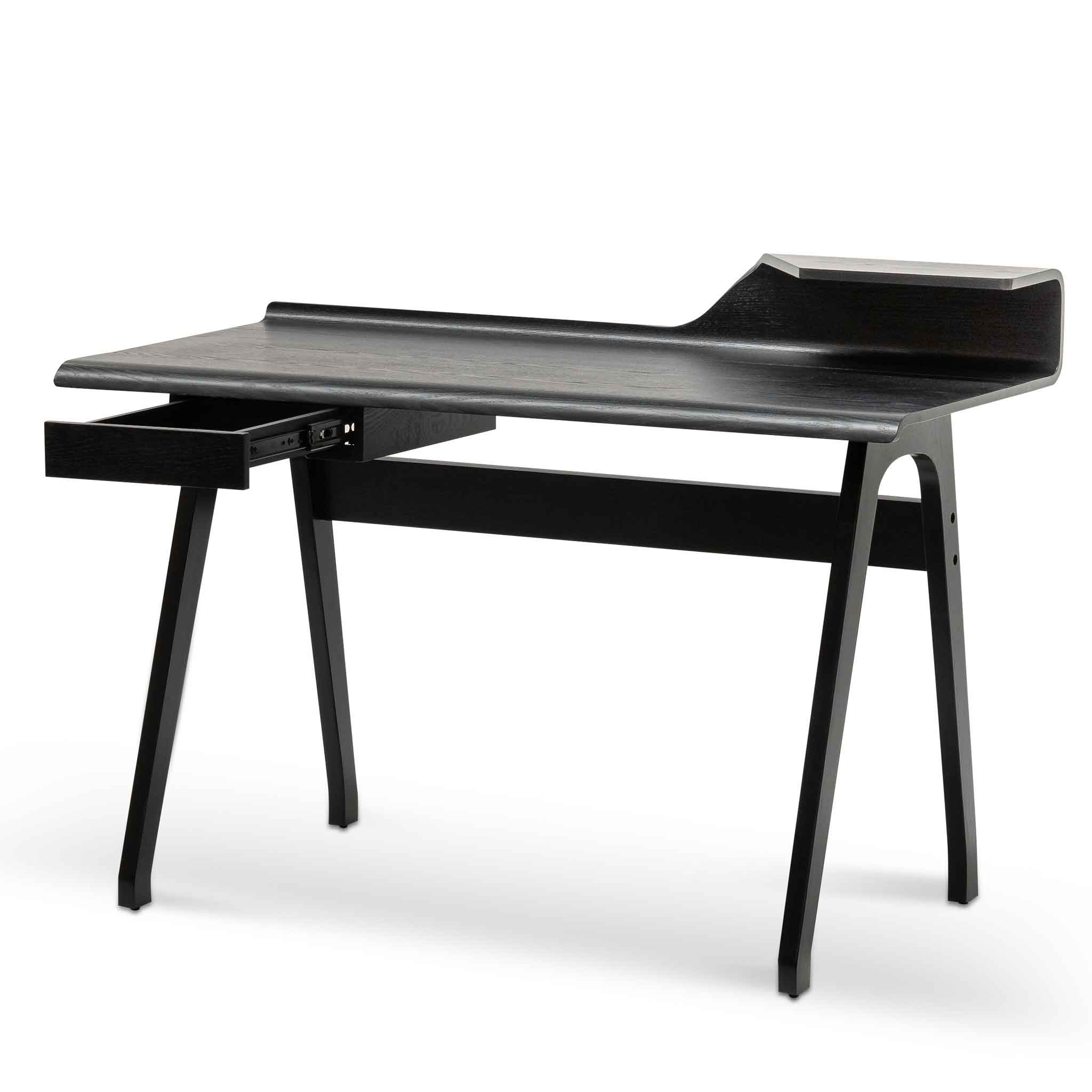 COF6225-DR Wooden Home Office Desk - Black