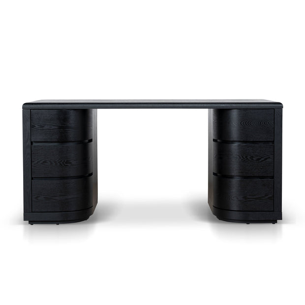 COT10282-DW 1.6m Office Desk - Full Black