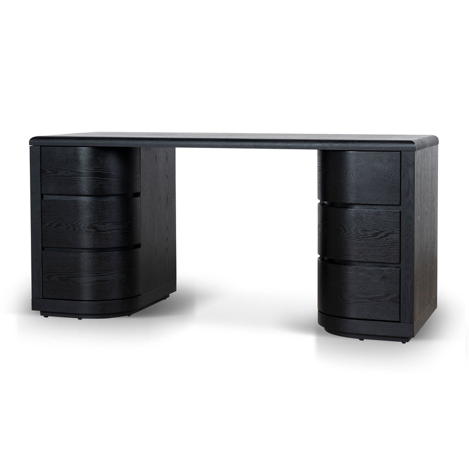 COT10282-DW 1.6m Office Desk - Full Black